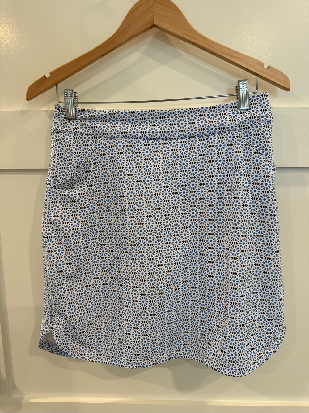 Peter Millar UPF 50 Blue Tennis Golf Skirt Sz S Skort